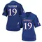 Royal Blue Tristian Fletcher Women's Kansas Jayhawks Football College Jersey - Game