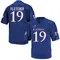 Royal Blue Tristian Fletcher Youth Kansas Jayhawks Football College Jersey - Replica