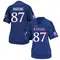 Royal Blue Will Huggins Women's Kansas Jayhawks Football College Jersey - Replica
